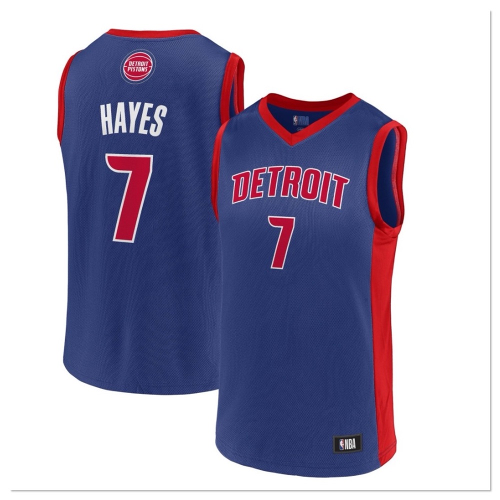 NBA Detroit Pistons #7 Killian Hayes Boys Jersey Basketball Youth
